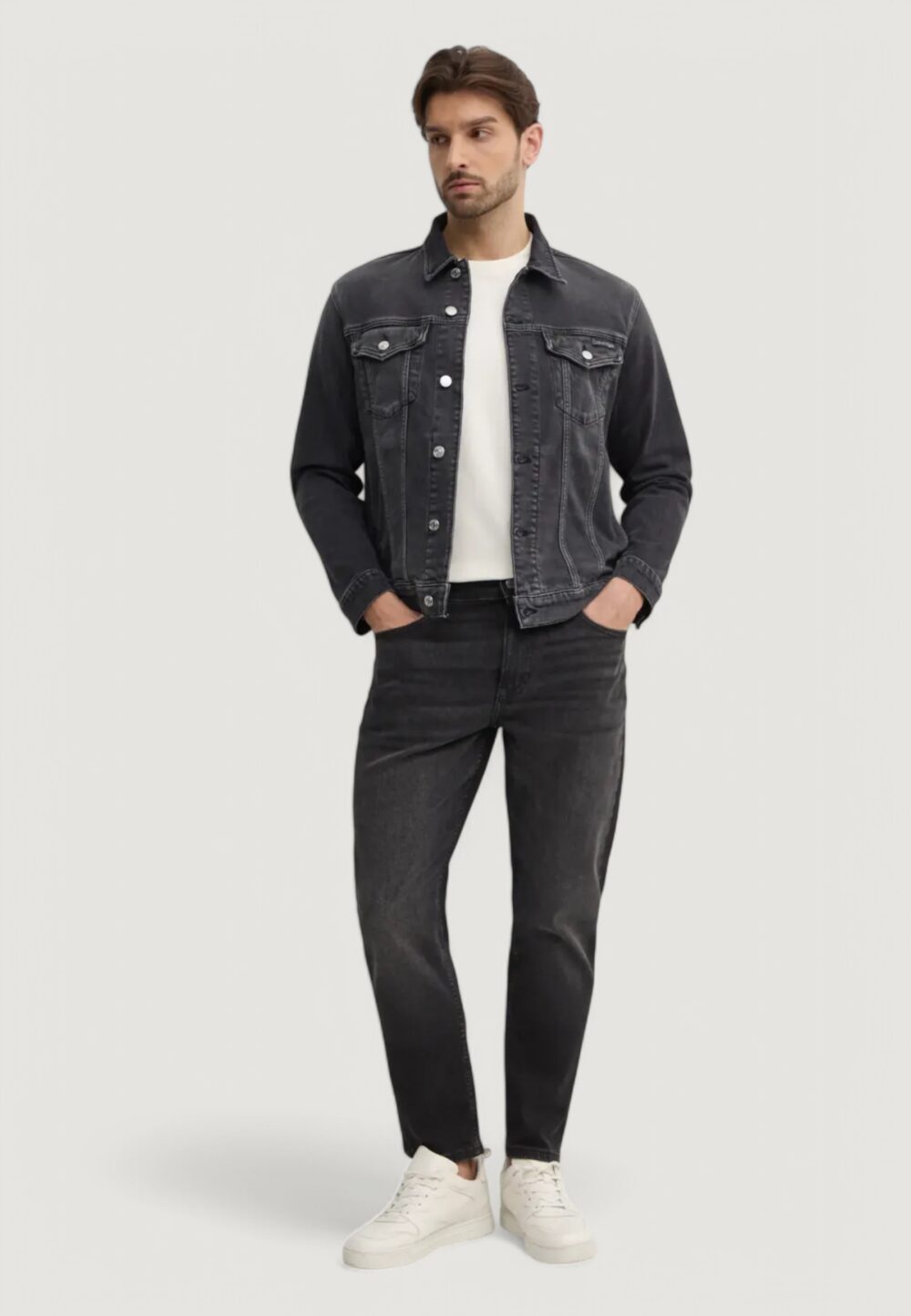 Jeans Calvin Klein Jeans dad jean Nero - Foto 2