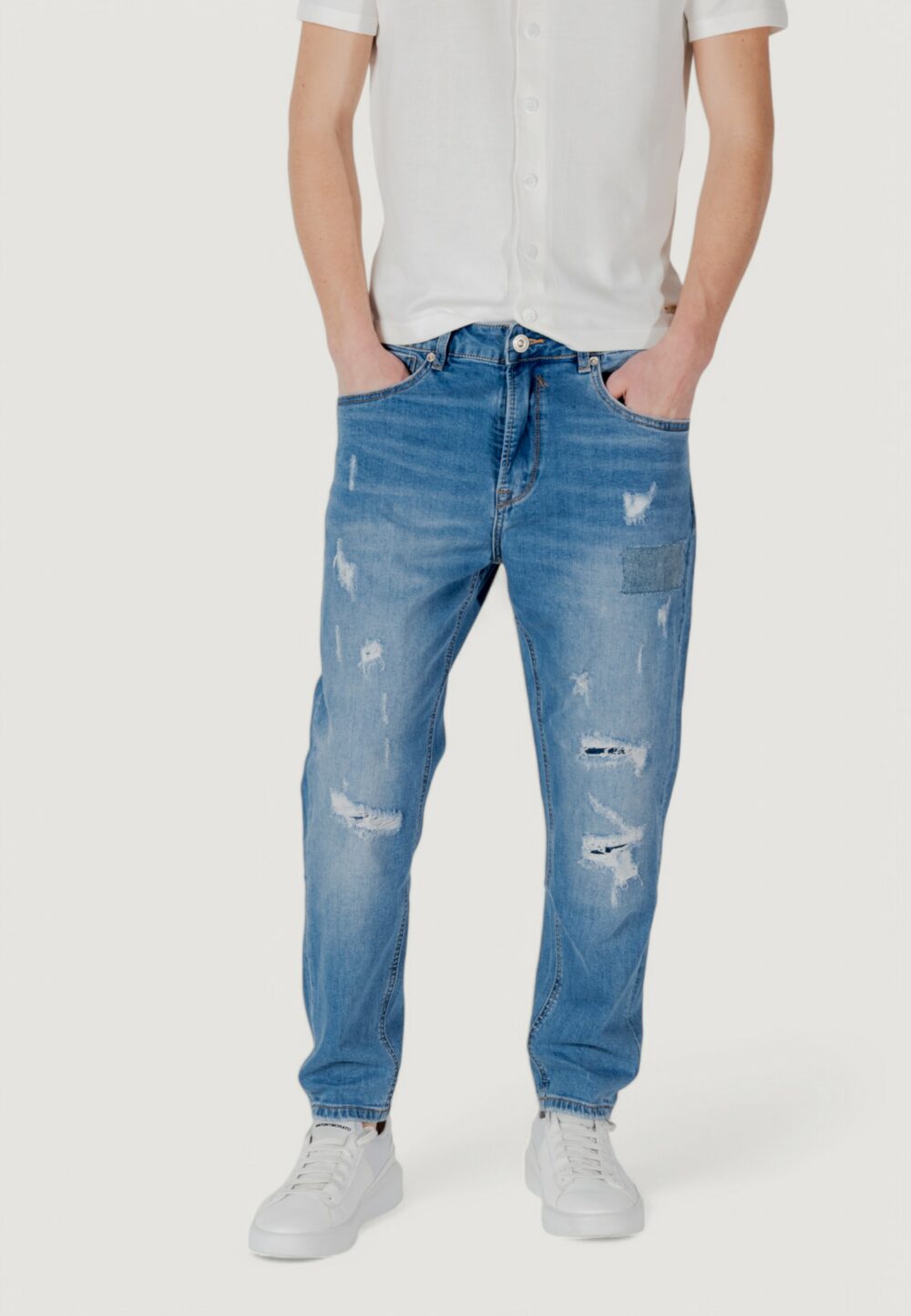 Jeans Gianni Lupo mike carrot fit Denim - Foto 1
