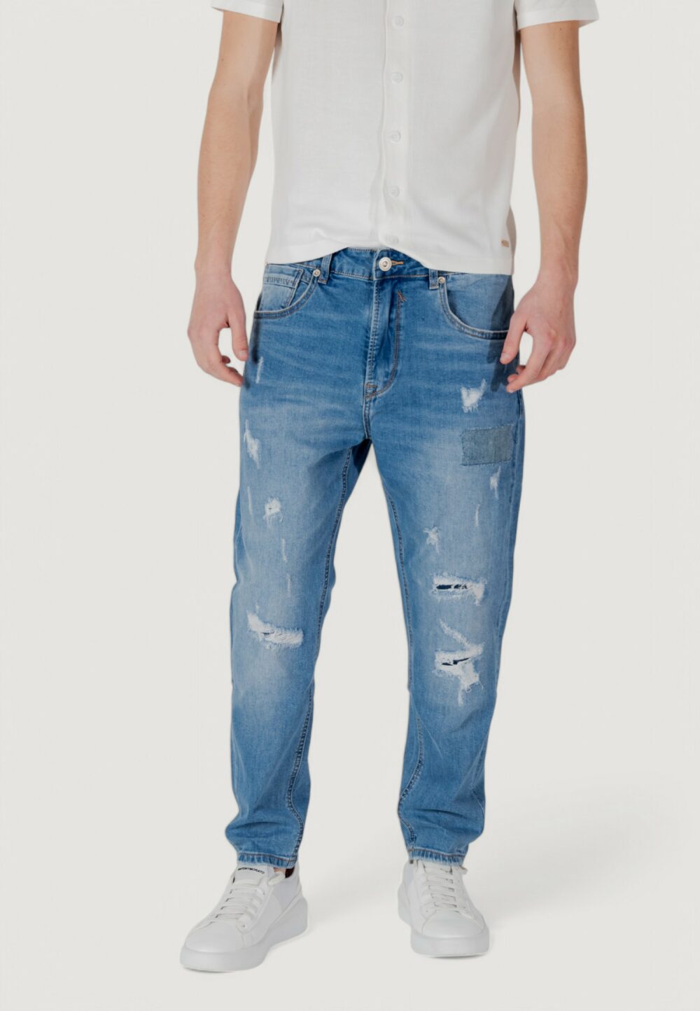 Jeans Gianni Lupo mike carrot fit Denim - Foto 5