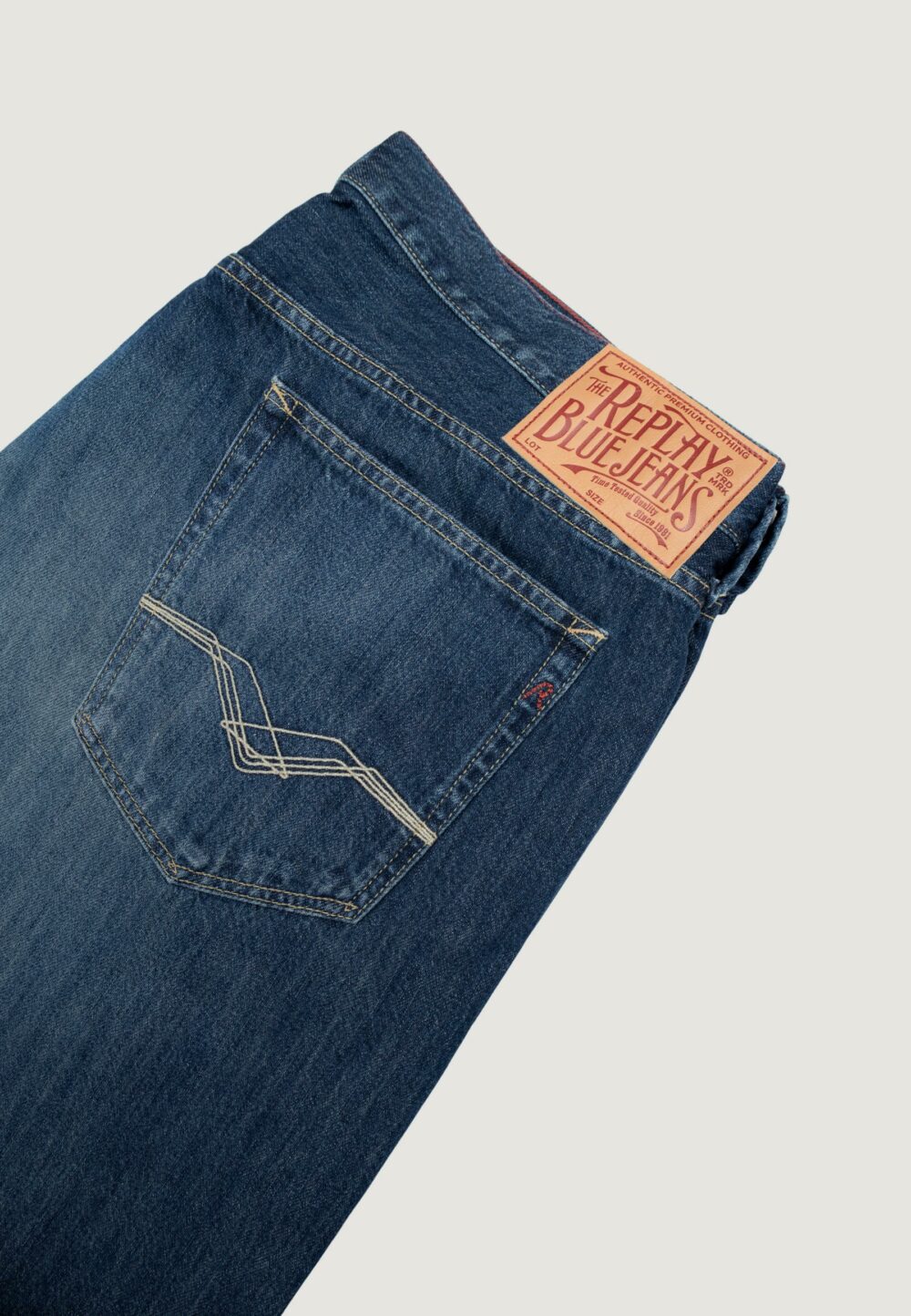 Jeans Replay Denim scuro - Foto 3