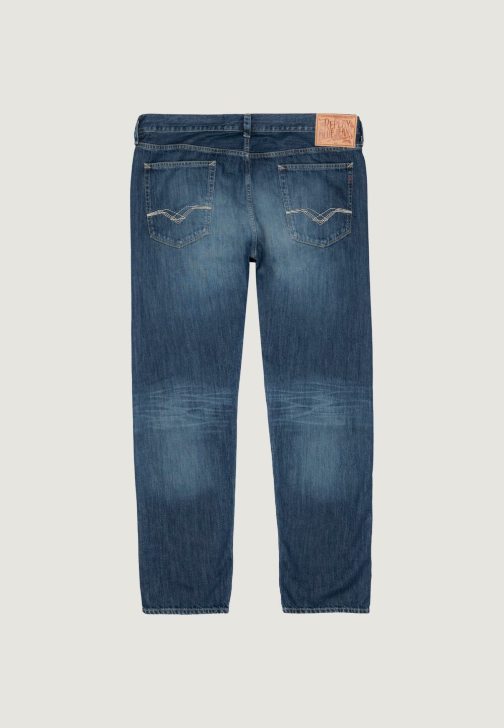 Jeans Replay Denim scuro - Foto 4