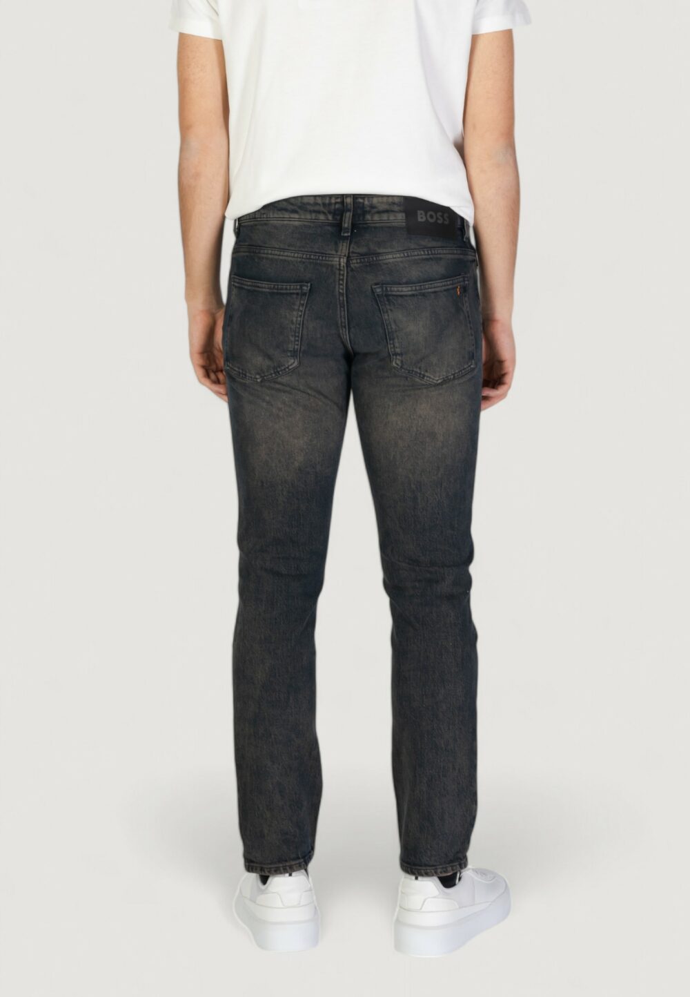 Jeans slim Boss delaware bo 10265570 02 Blue scuro - Foto 4