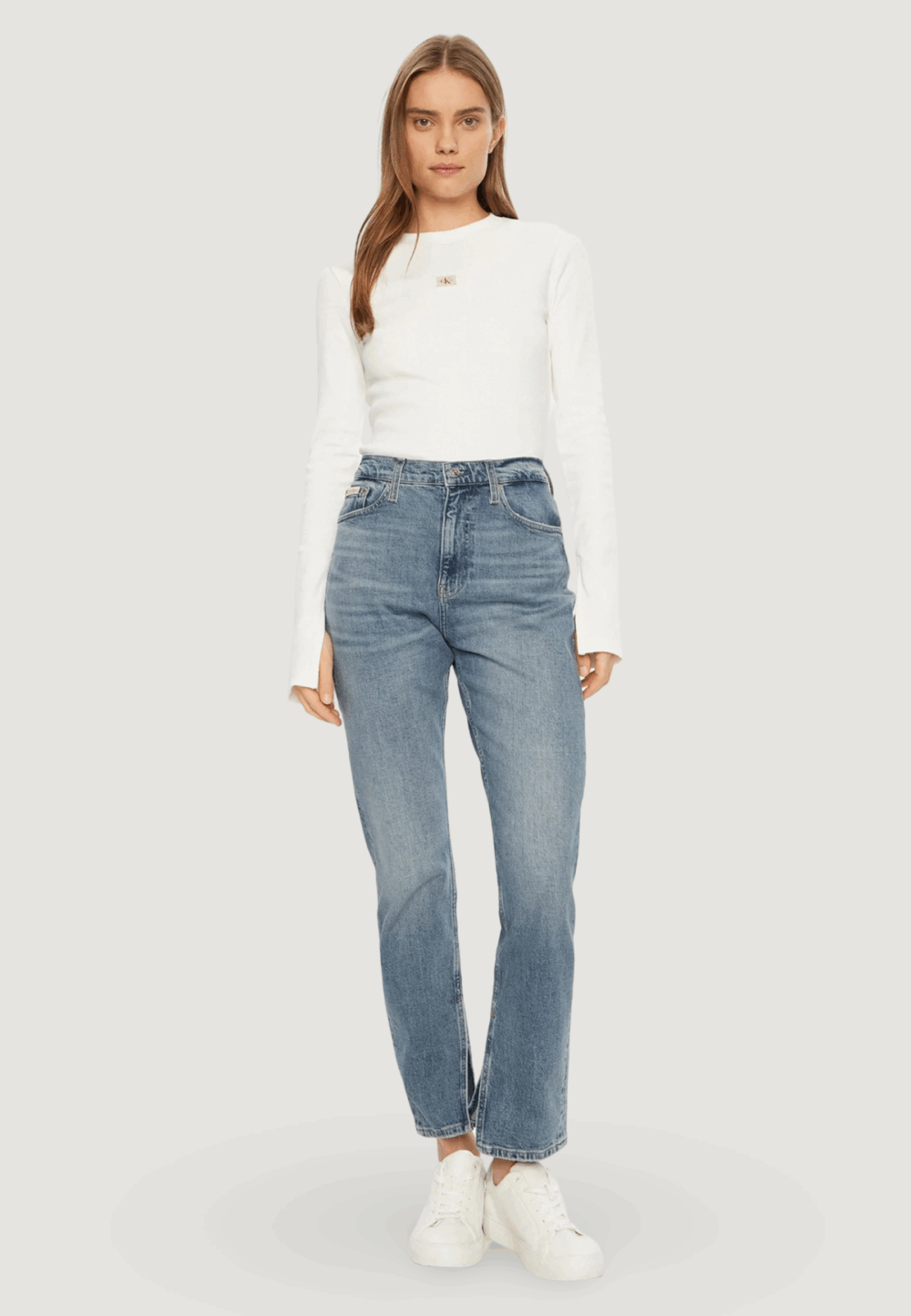 Jeans slim Calvin Klein Jeans authentic slim strai Denim - Foto 2