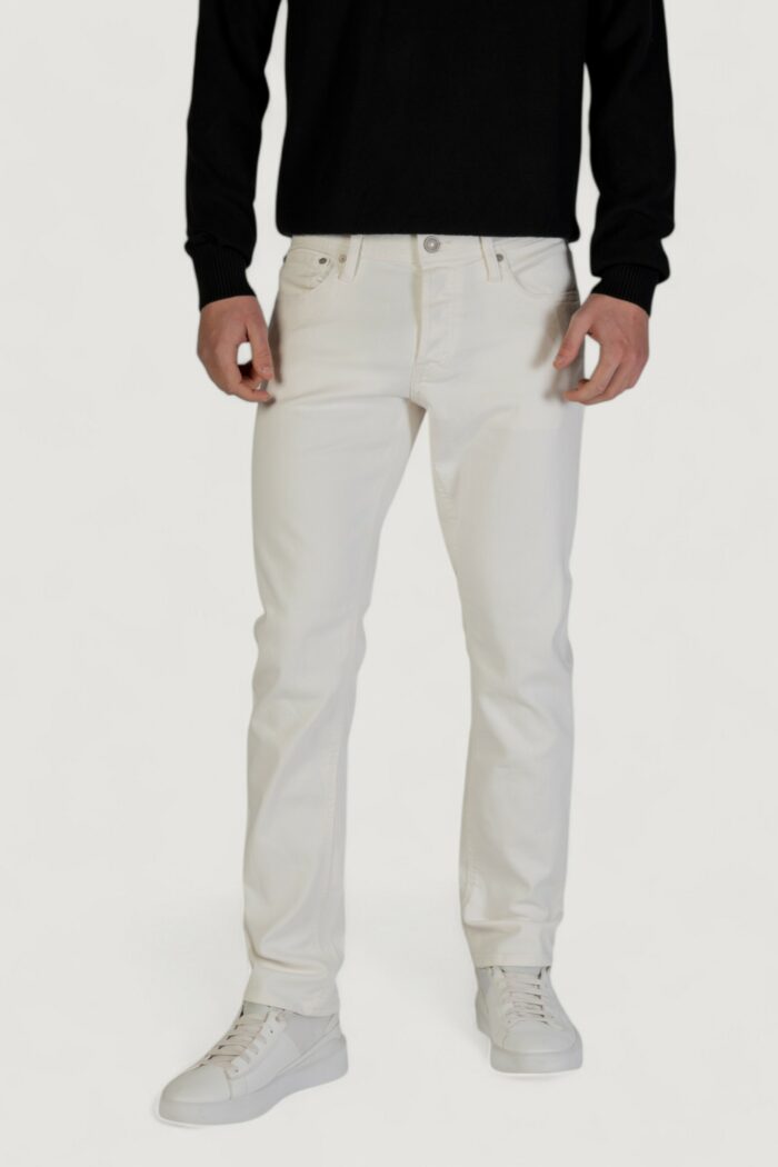 Jeans slim Jack Jones jjiglenn jjoriginal sq 912 sn Bianco