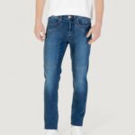 Jeans slim Jeckerson john 5 tasche toppa Blue Denim Scuro - Foto 1