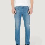 Jeans slim Jeckerson john 5 tasche toppa Denim chiaro - Foto 1