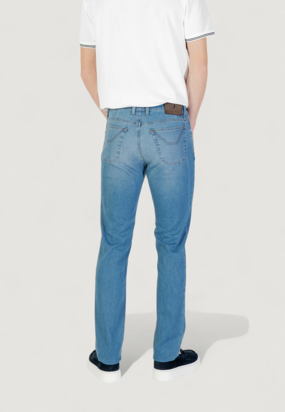Jeans slim Jeckerson john 5 tasche toppa Denim chiaro - Foto 5
