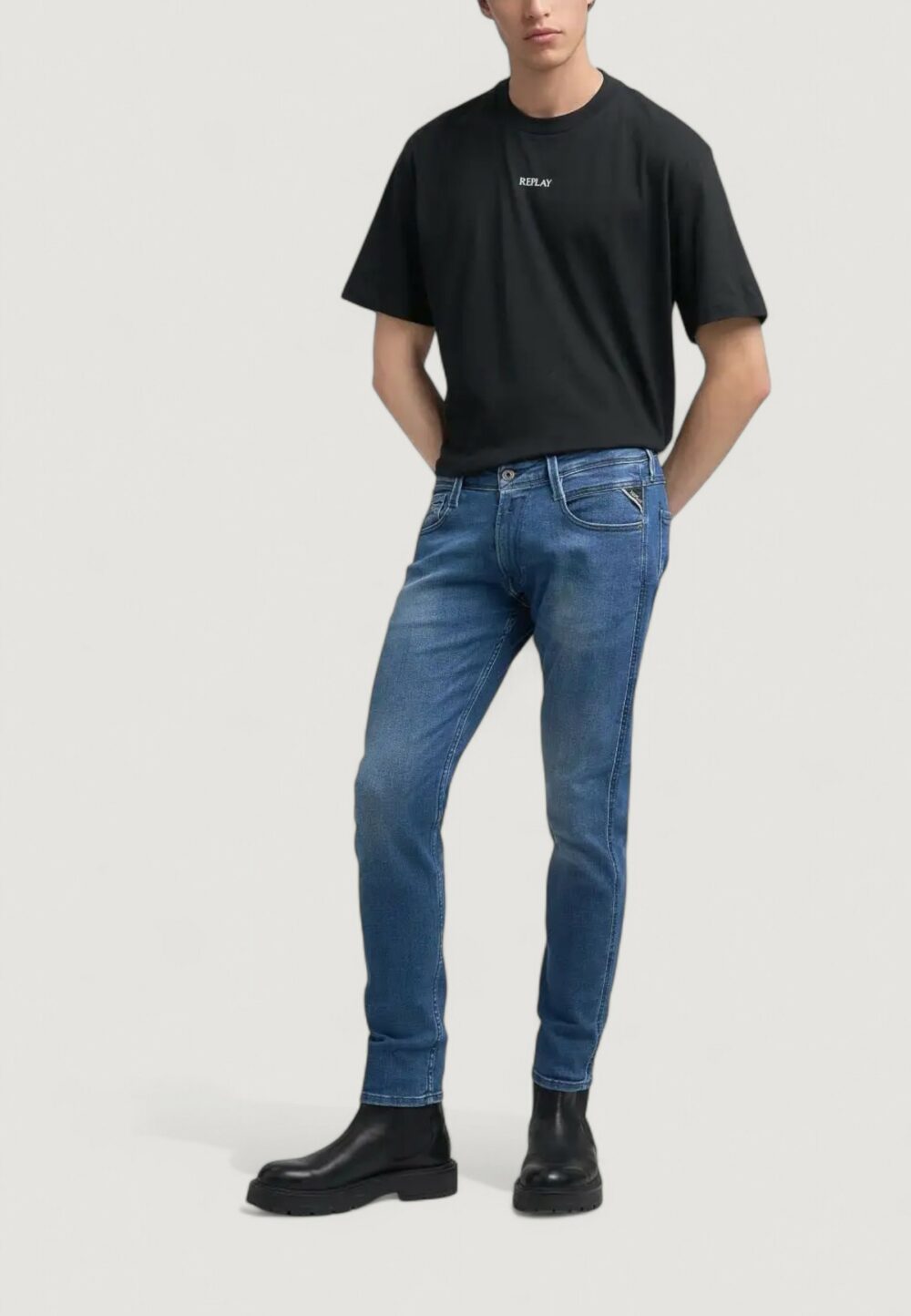 Jeans slim Replay Denim - Foto 3