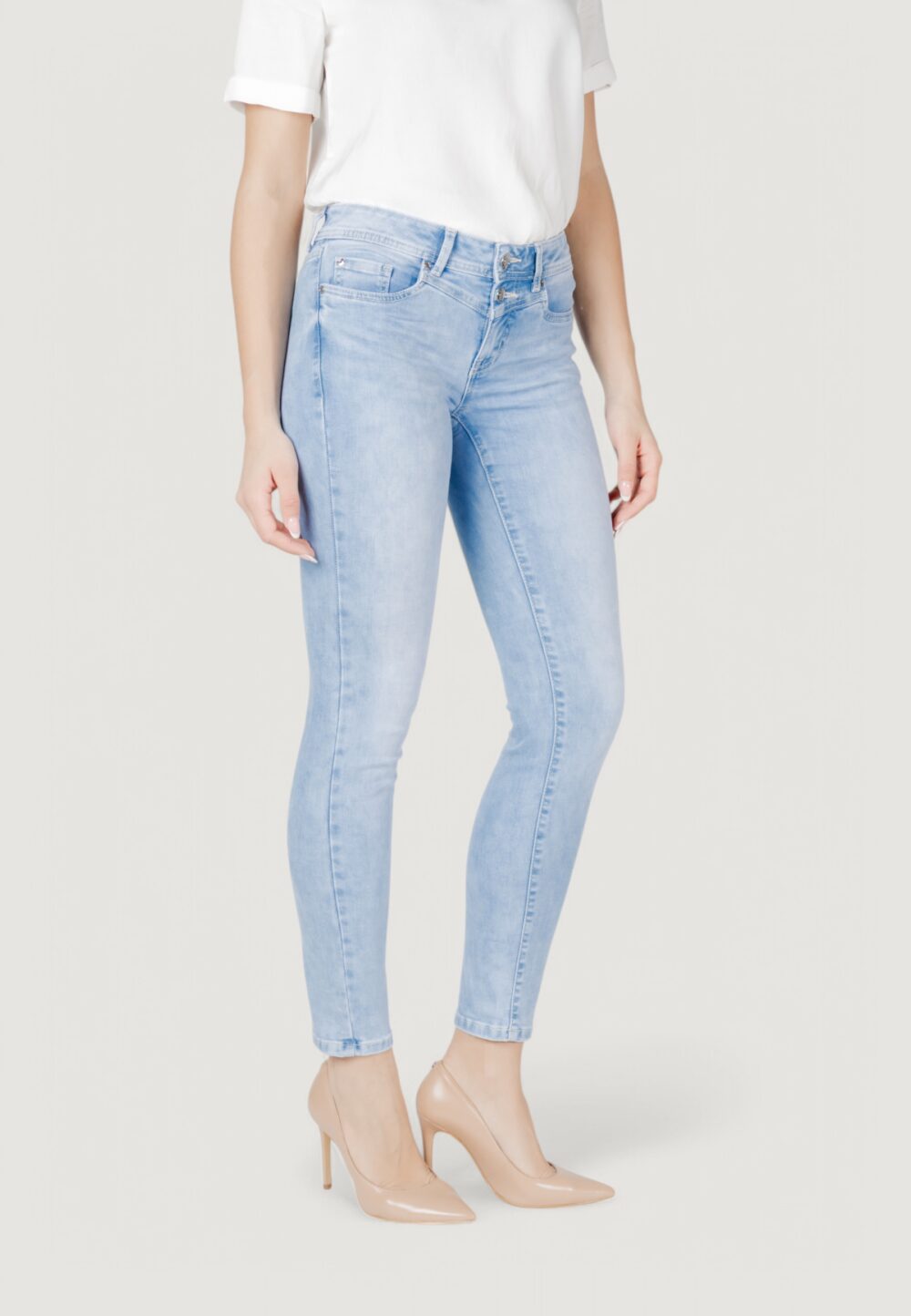 Jeans slim Street One qr style-york Denim chiaro - Foto 3