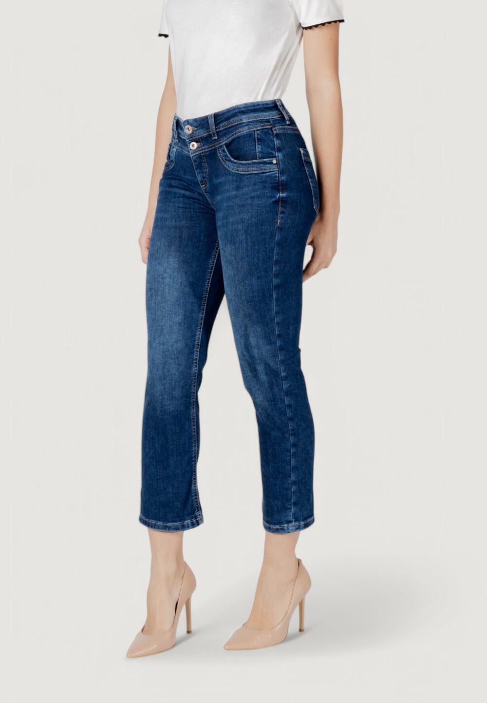Jeans slim Street One qr style-jane,mw,dark Denim scuro - Foto 2