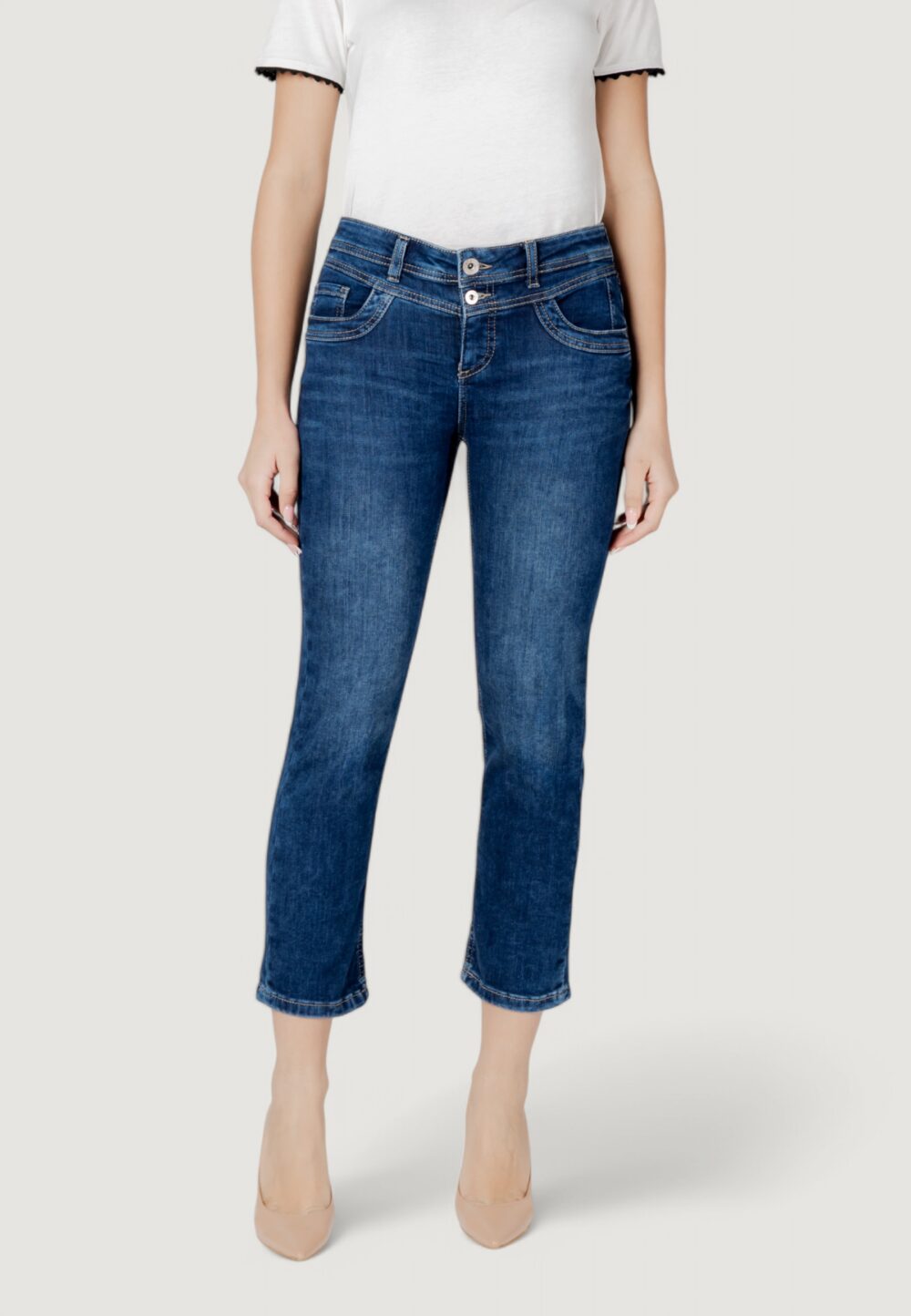 Jeans slim Street One qr style-jane,mw,dark Denim scuro - Foto 5