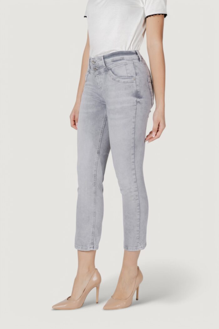 Jeans slim Street One qr style-jane,mw,light Grigio Chiaro