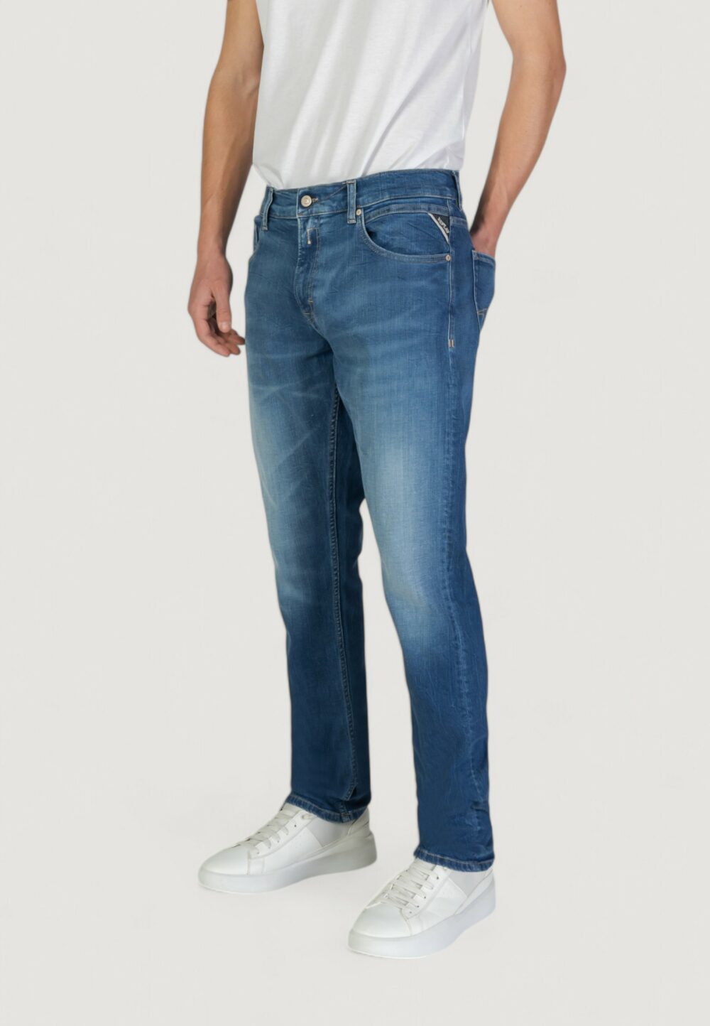 Jeans Tapered Replay Denim - Foto 3