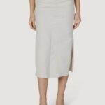Longuette Vila Clothes vinus hw midi Panna - Foto 1