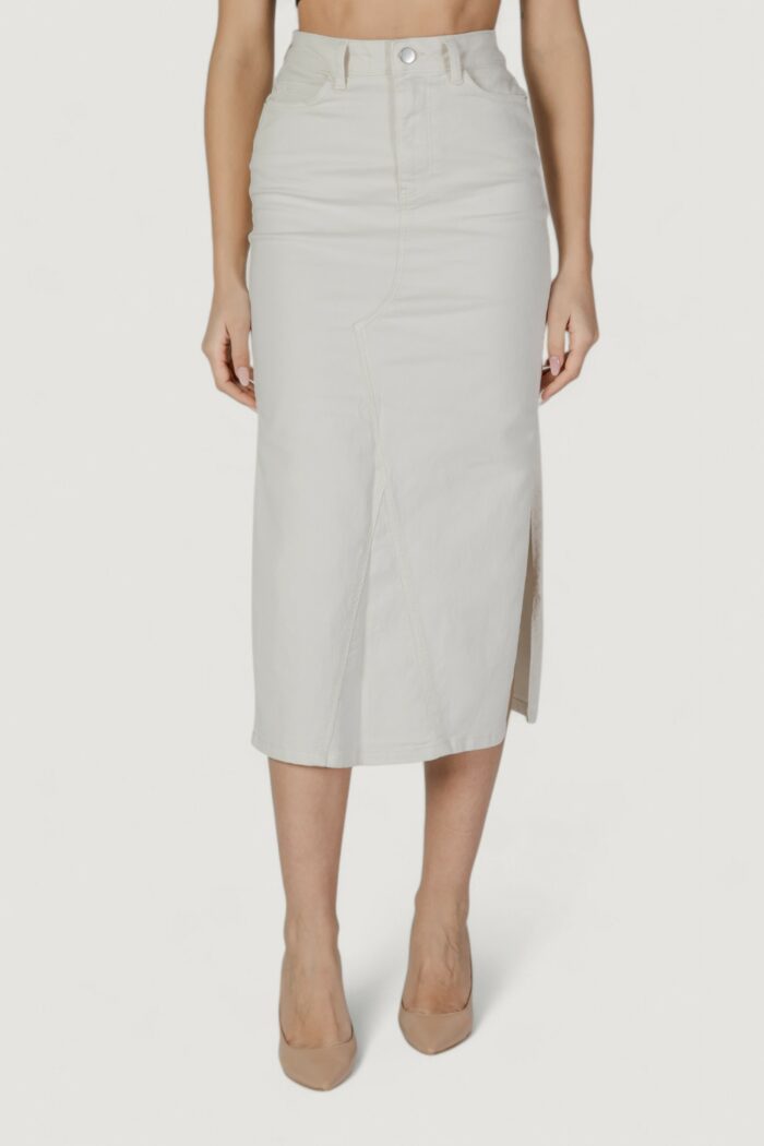 Longuette Vila Clothes vinus hw midi Panna