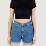 Maglia in filo manica corta Jacqueline de Yong jdycirkeline s/s crop top knt noos Nero - Foto 1