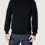 Maglia Antony Morato regular fit with logoed metal badge Nero - Foto 1