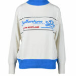 Maglia BALLANTYNE Bianco - Azzurro - Foto 1