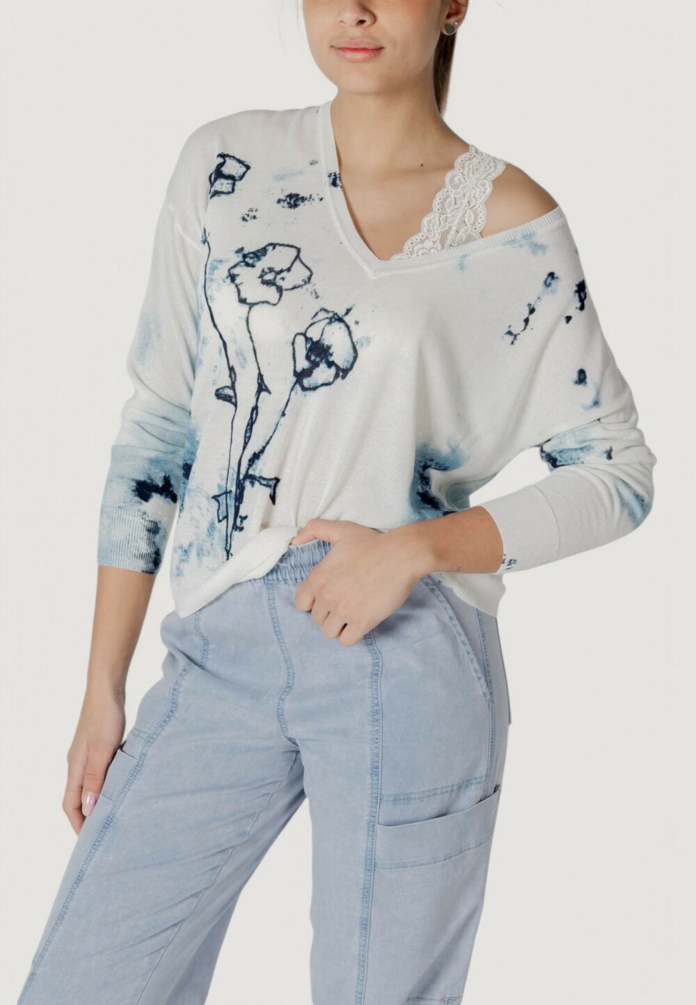 Maglia Desigual jers_helsinki Bianco - Foto 1