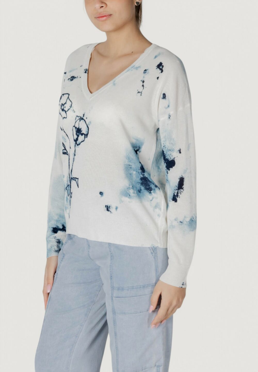 Maglia Desigual jers_helsinki Bianco - Foto 3