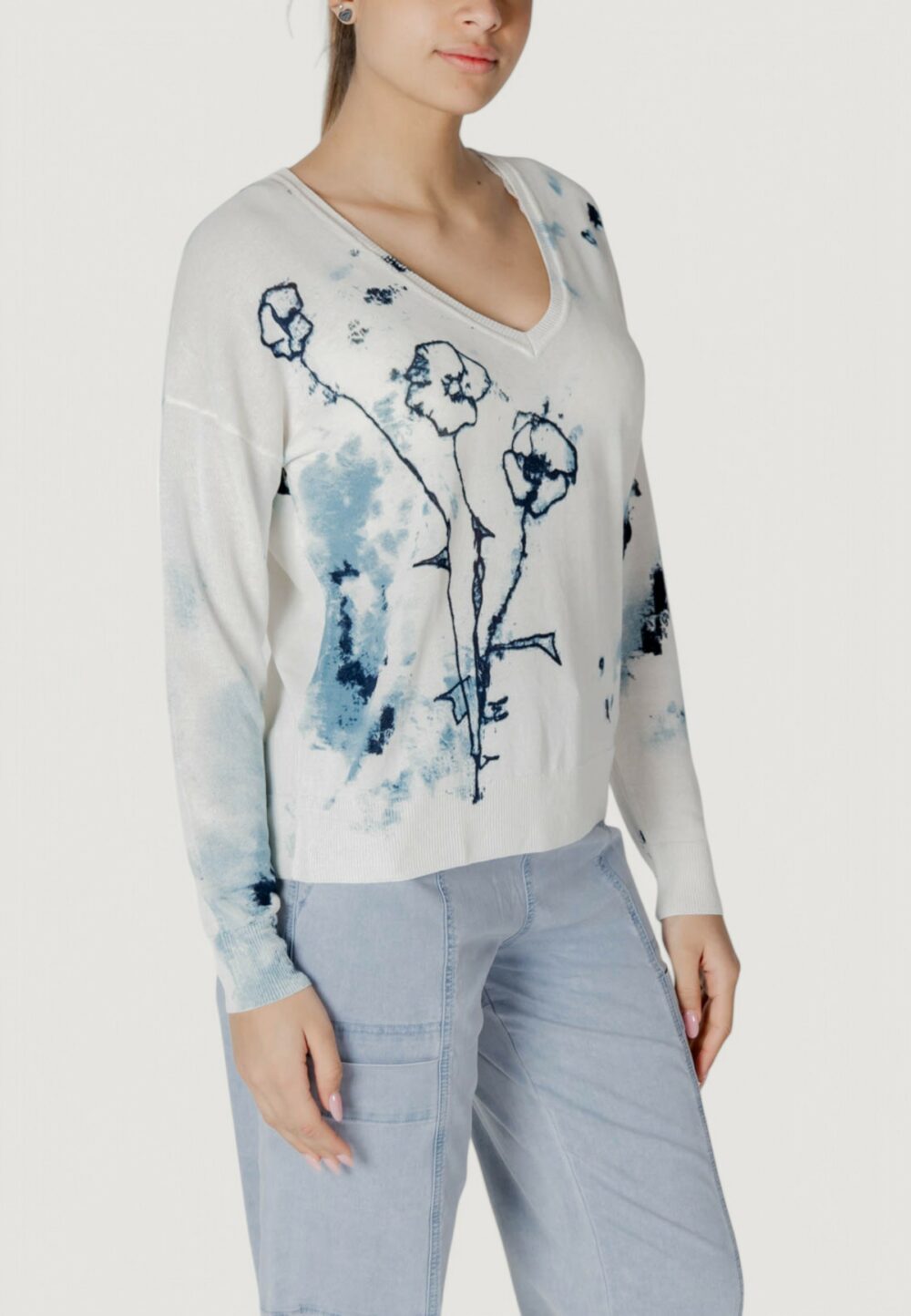 Maglia Desigual jers_helsinki Bianco - Foto 4