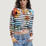 Maglia Desigual jers_leknes Bianco - Foto 1