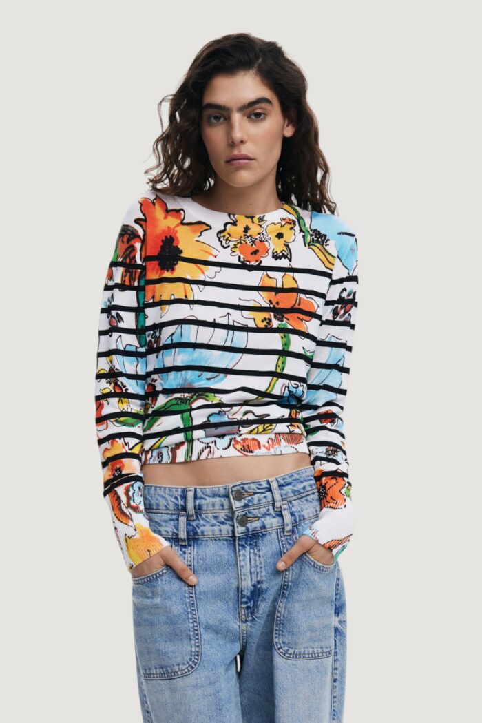 Maglia Desigual jers_leknes Bianco