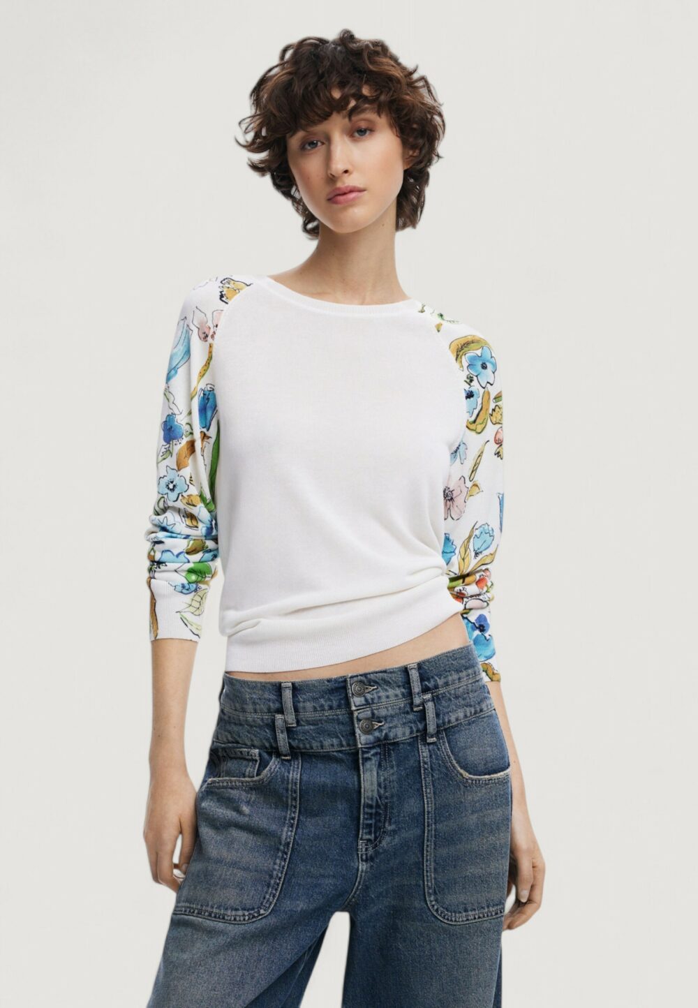 Maglia Desigual jers_randers Bianco - Foto 1