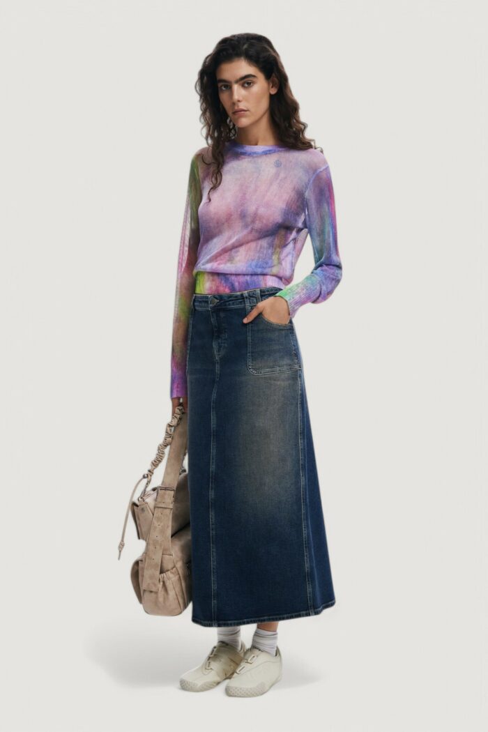 Maglia Desigual jers_bogen Lilla