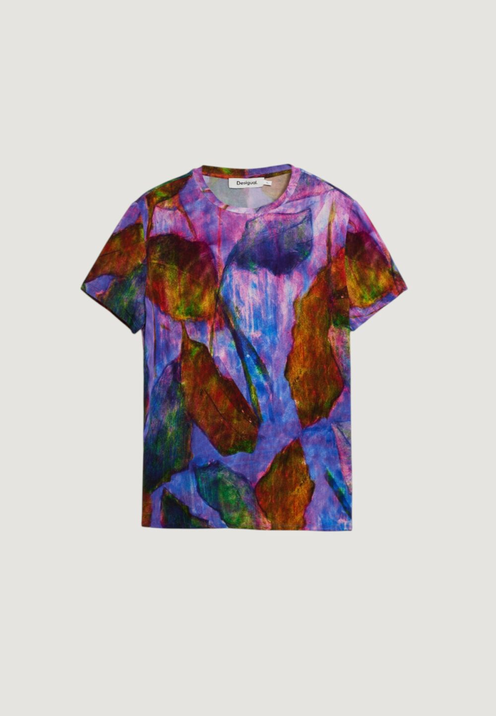 T-shirt Desigual ts_yellowstone Viola - Foto 1
