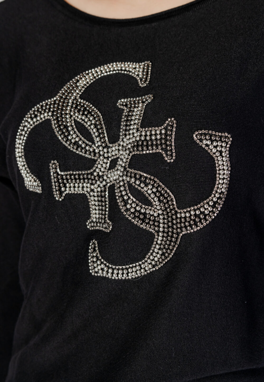 Maglia Guess emerie 4g logo bat Nero - Foto 5