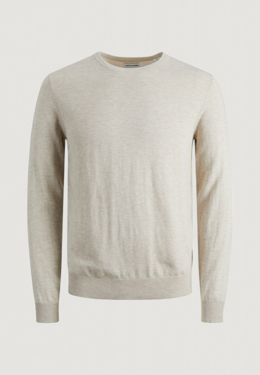 Maglia Jack Jones jjeemil knit crew neck noos Beige chiaro - Foto 2