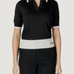 Maglia in filo manica corta Liu-Jo ecs chiusa m/c Black-White - Foto 1