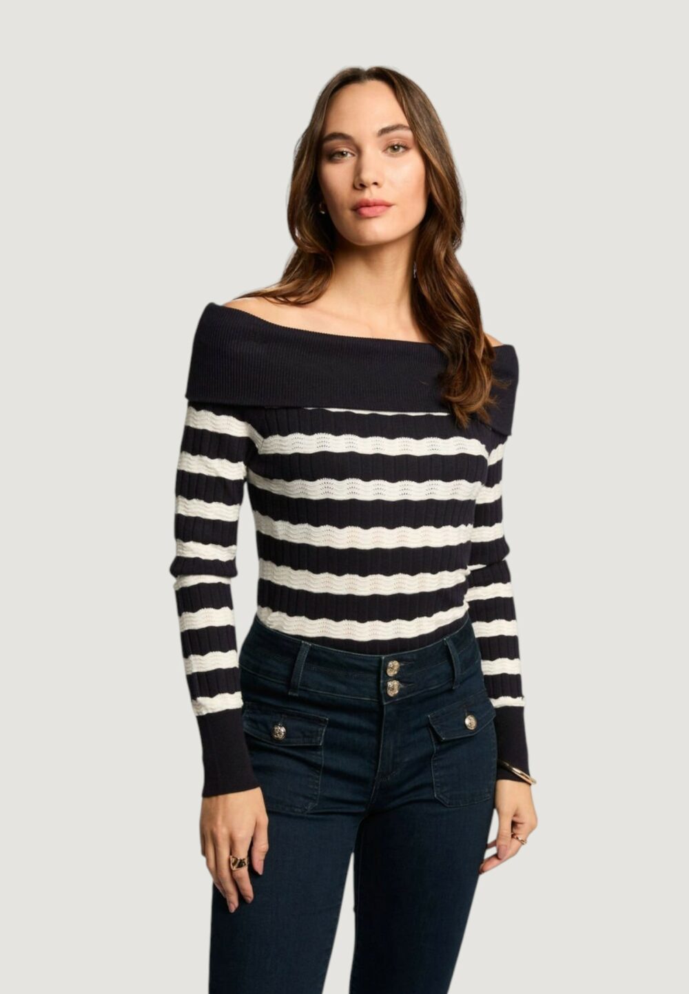 Maglia Morgan De Toi Blue scuro - Foto 1