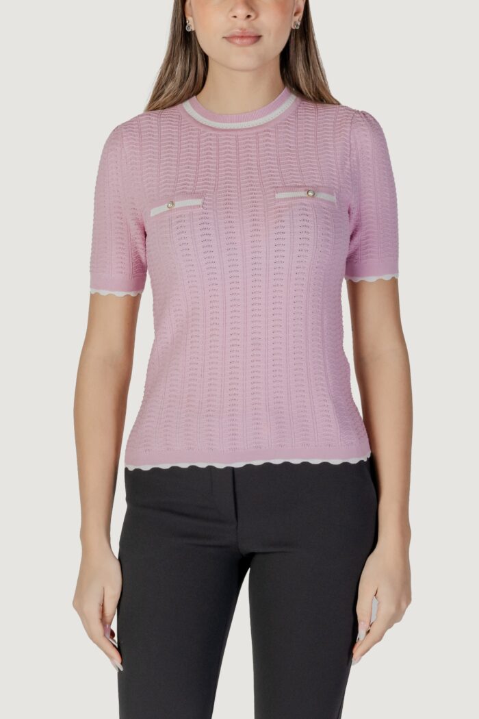 Maglia in filo manica corta Morgan De Toi  Rosa