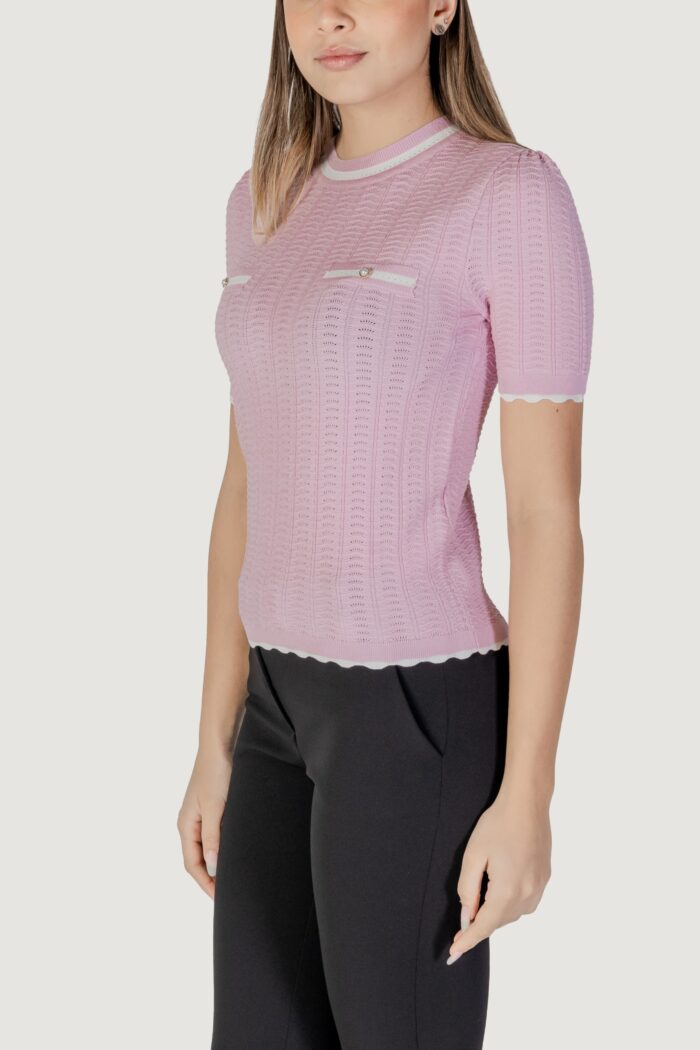 Maglia in filo manica corta Morgan De Toi  Rosa
