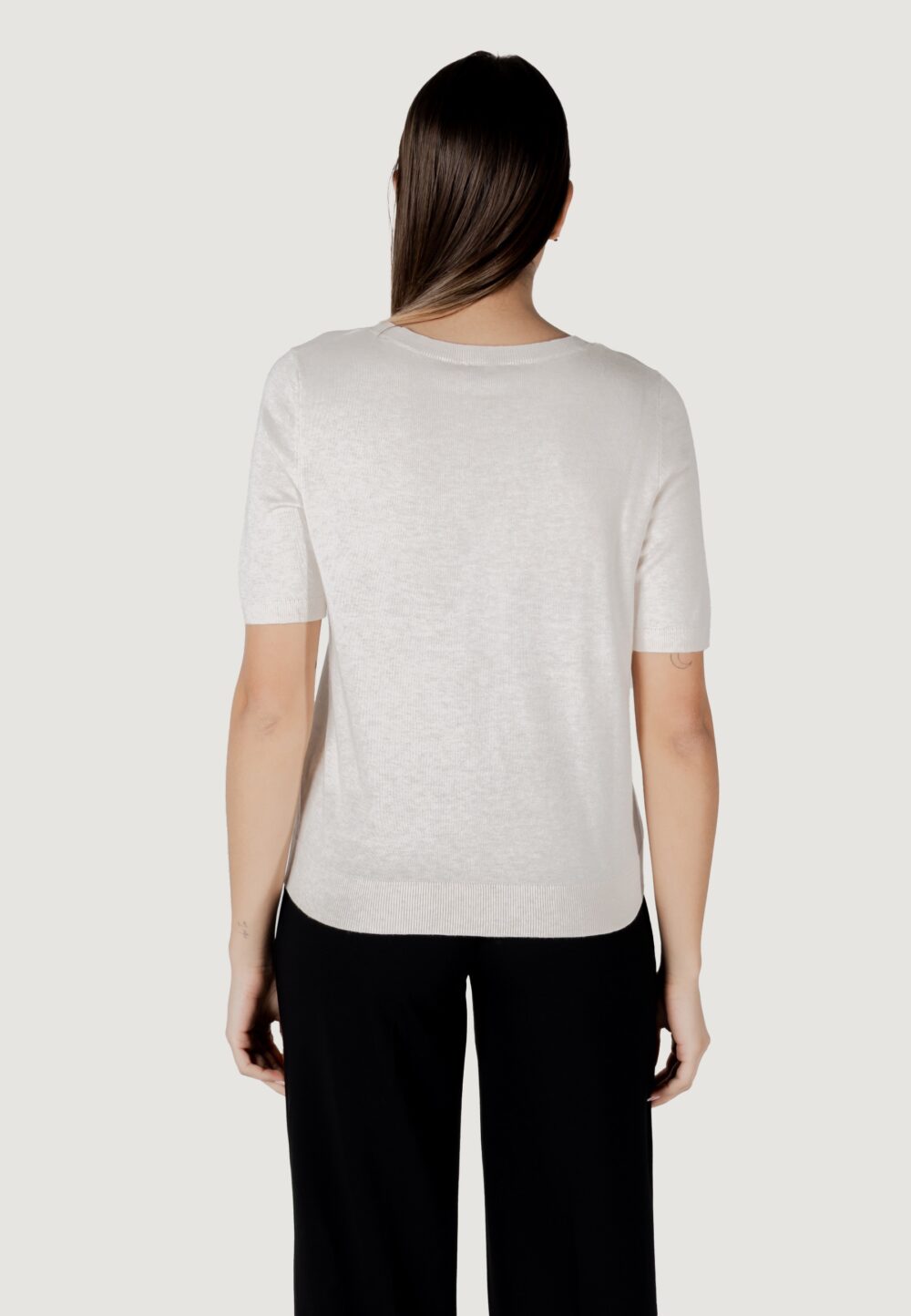 Maglia Street One ltd_qr_sweater half-sleeve Beige chiaro - Foto 4