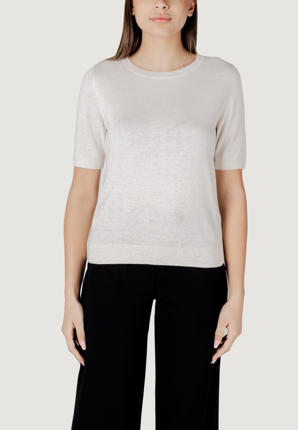 Maglia Street One ltd_qr_sweater half-sleeve Beige chiaro - Foto 5