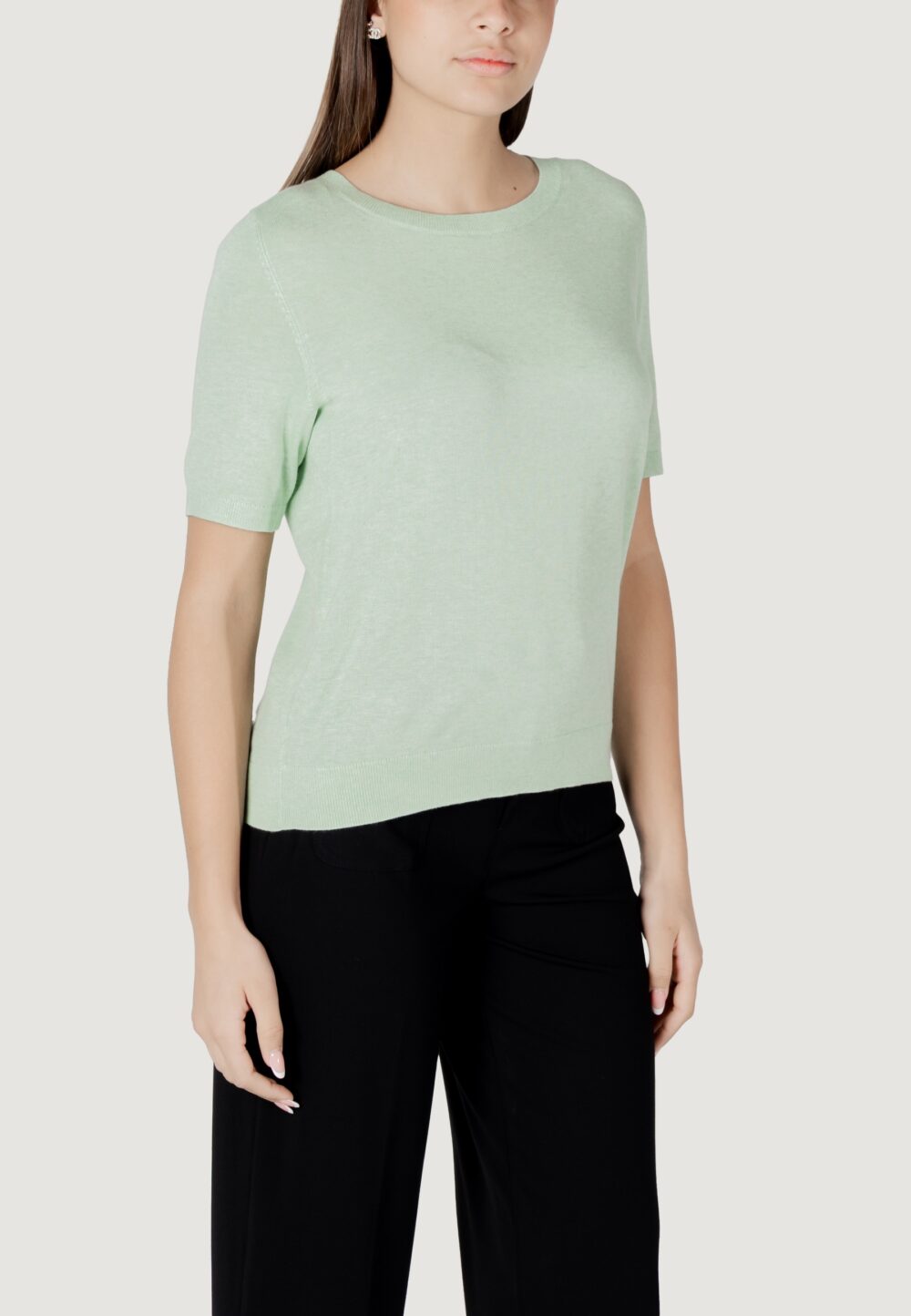 Maglia Street One ltd_qr_sweater half-sleeve Menta - Foto 3