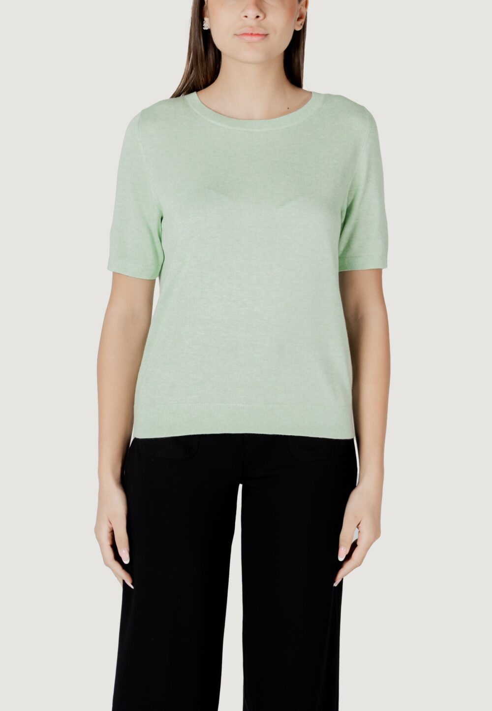Maglia Street One ltd_qr_sweater half-sleeve Menta - Foto 5