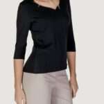 T-shirt Street One heart neck ada 3/ Nero - Foto 1