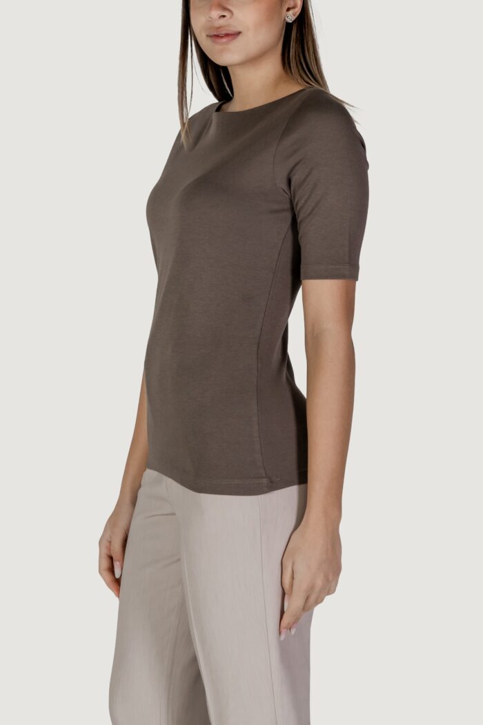 T-shirt Street One lanea 30 cm sleev Terra – Fango