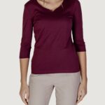 T-shirt Street One heart neck ada 3/ Vinaccia - Foto 1