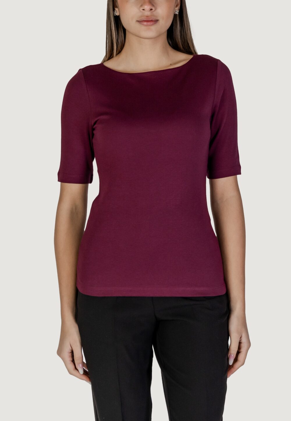 T-shirt Street One lanea 30 cm sleev Vinaccia - Foto 1