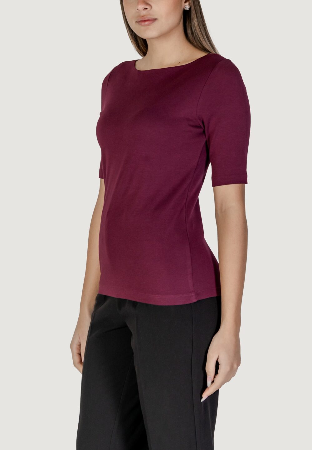 T-shirt Street One lanea 30 cm sleev Vinaccia - Foto 2