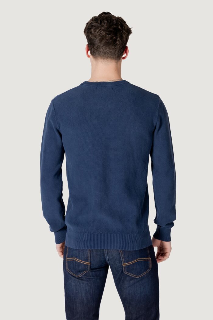 Maglione Guess garfield cn gd pique Blu