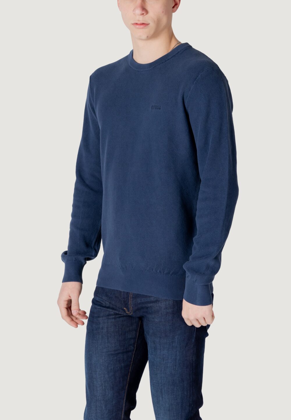 Maglione Guess garfield cn gd pique Blu - Foto 4