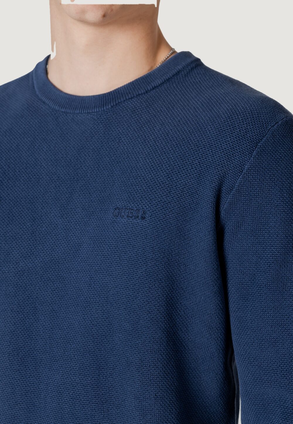 Maglione Guess garfield cn gd pique Blu - Foto 5
