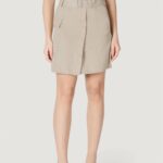 Minigonna Vila Clothes vitilo hw belt Beige chiaro - Foto 1