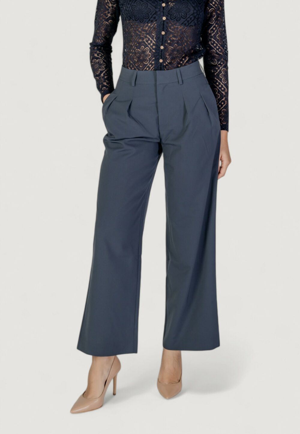 Pantaloni a palazzo Calvin Klein Jeans tailored wide leg Antracite - Foto 1